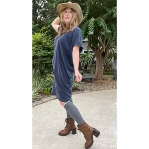 Toupy Paris Gorgeous Draped Silk Minimalist Dress